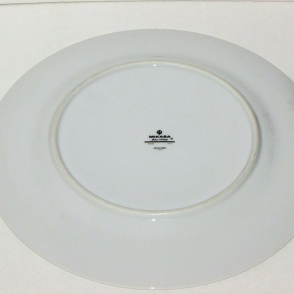 2 Mikasa Dinner Plates Fine China MELBOURNE 5556 Vintage Discontinued - Picture 6 of 10